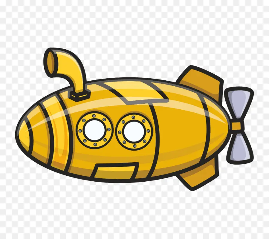 Submarino，De Dibujos Animados PNG