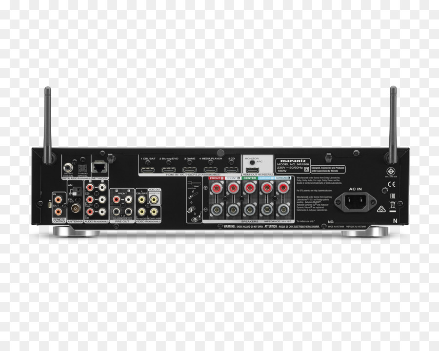 Receptor De Av，52 Receptor Av De Marantz Nr1508n1 5x85 Ultra Hd PNG