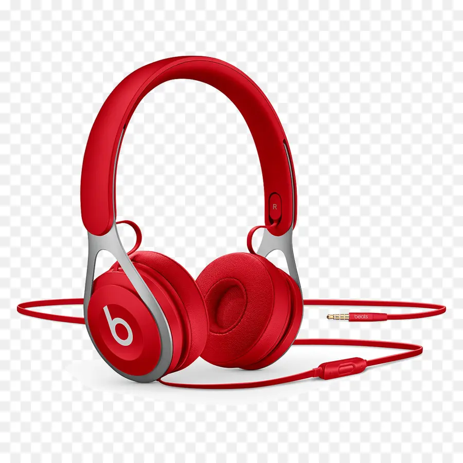 Auriculares Rojos，Audio PNG