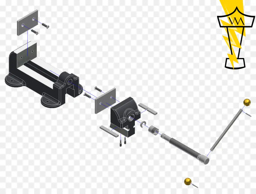 Autodesk Inventor，Tornillo De Banco PNG