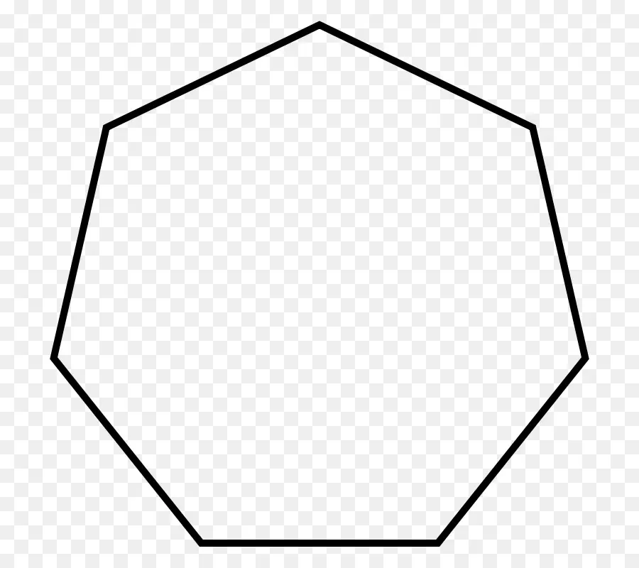 Heptagon，Polígono Regular PNG