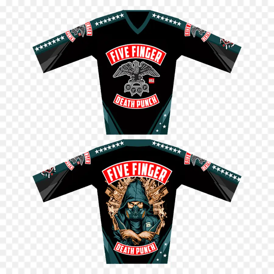 Camiseta，Five Finger Death Punch PNG