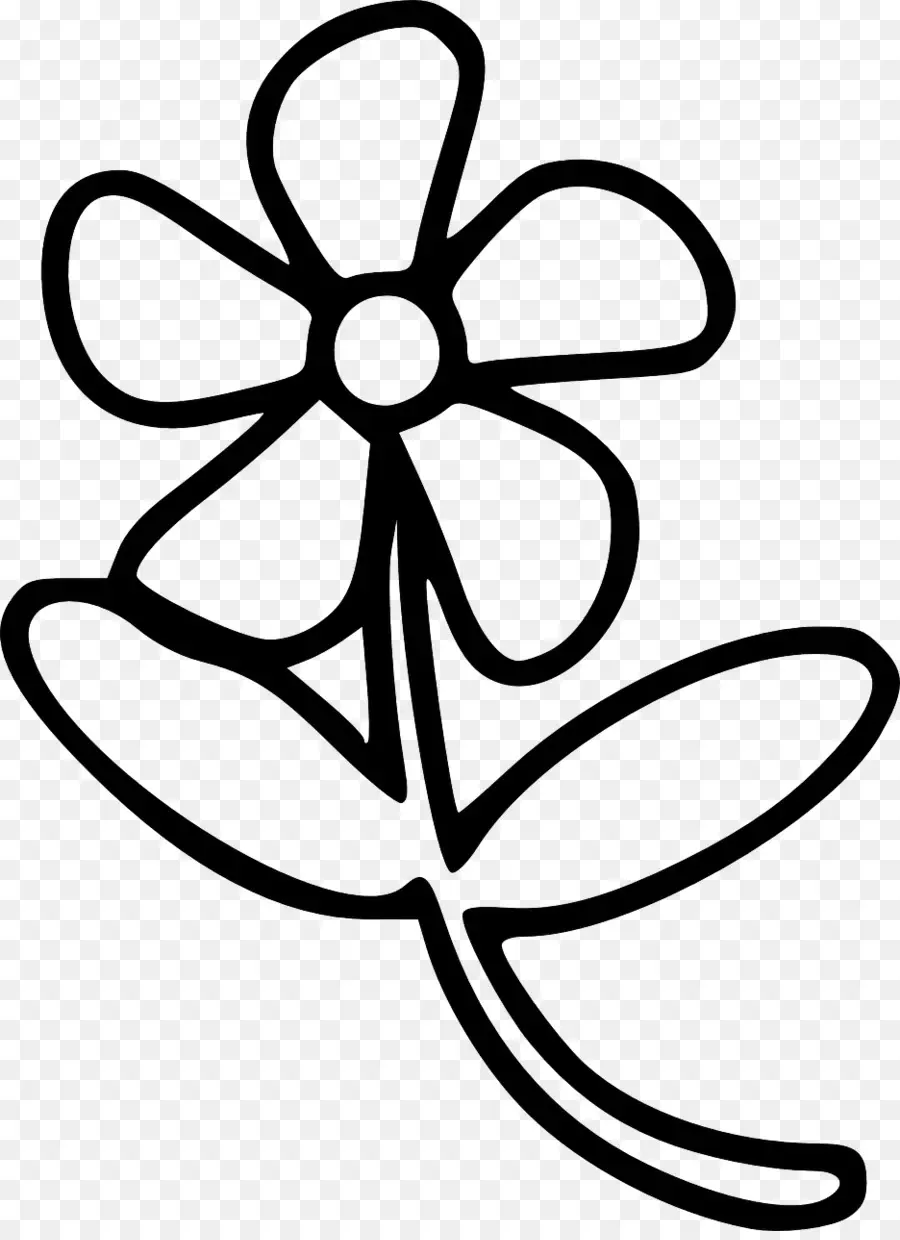 Dibujo De Flores，Bosquejo PNG