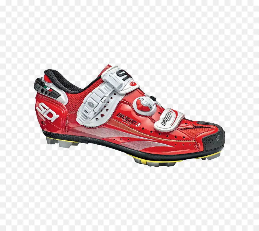 Zapato De Ciclismo Rojo，Ciclismo PNG