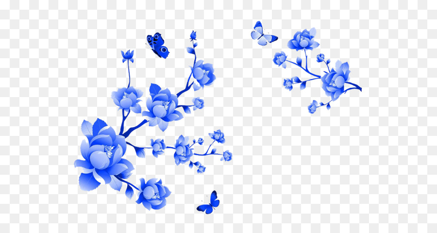 Rosas Azules，Flores PNG