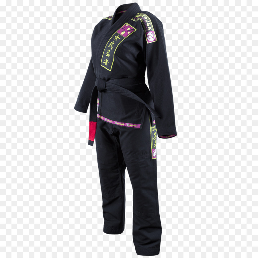 Uniforme De Artes Marciales，Negro PNG