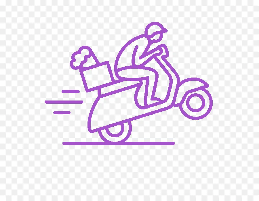 Scooter De Reparto，Jinete PNG