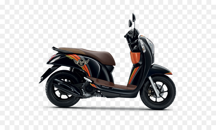 Vespa Marrón，Vehículo De Dos Ruedas PNG