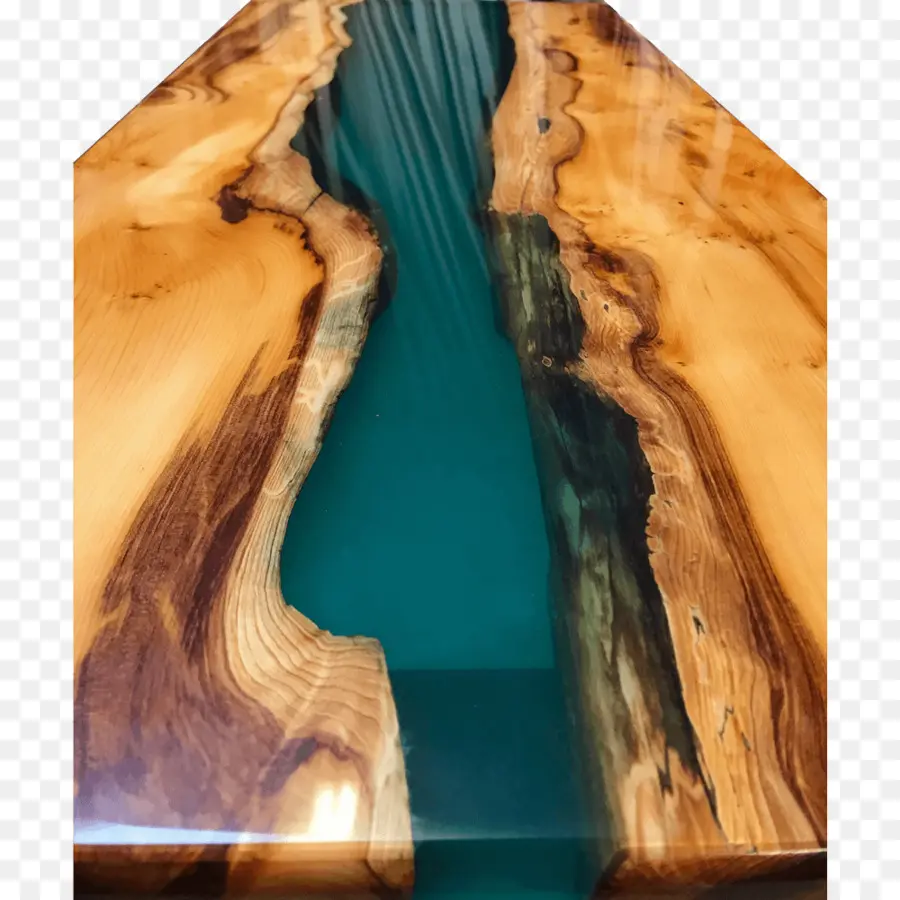 Mesa De Madera Y Resina，Mesa PNG