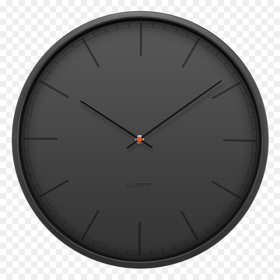 Reloj De Pared Negro，Tiempo PNG