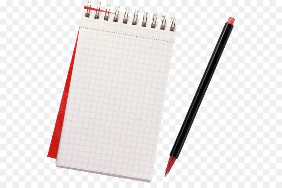 Cuaderno Y Lápiz，Papel Cuadriculado PNG