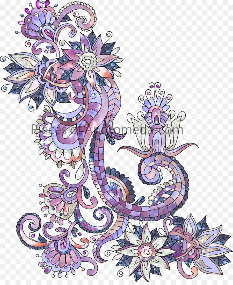 Paisley，Flor PNG