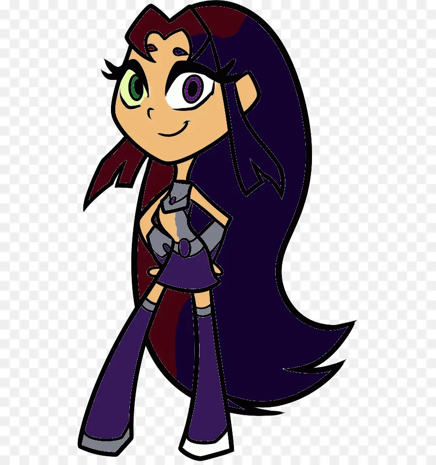 Starfire，Raven PNG