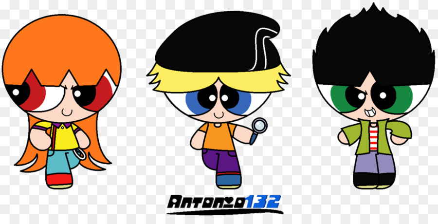 Rowdyruff Boys，Red De Dibujos Animados PNG