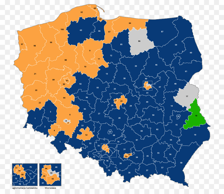 Elección Parlamentaria Polaca 2015，Polonia PNG