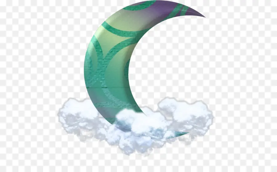 Luna Creciente，Nubes PNG