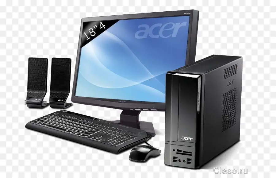 Computadora De Escritorio Acer，Monitor PNG