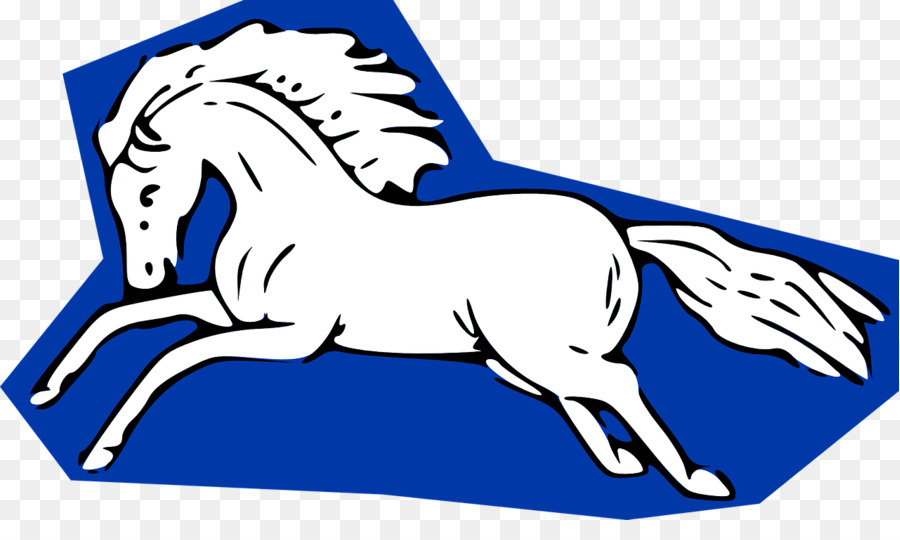 Mustang Azul，Caballo PNG