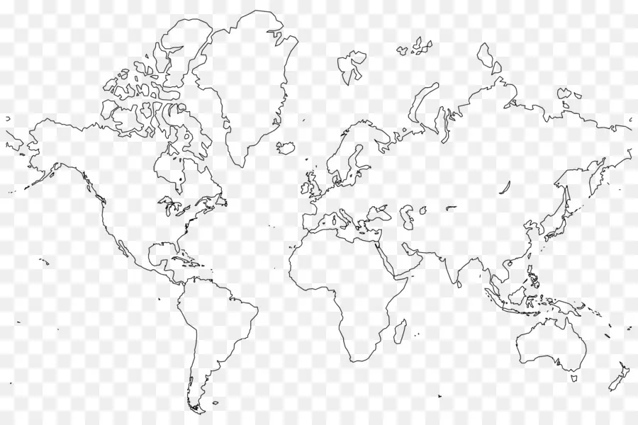 Mundo，Mapa Del Mundo PNG