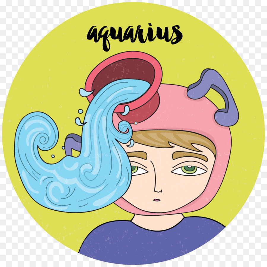 Acuario，Signo Astrológico PNG