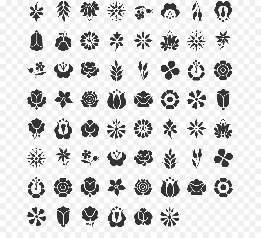 Iconos De Flores，Floral PNG