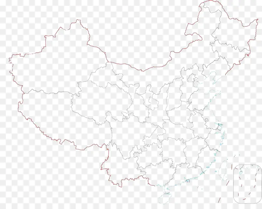 China，Mapa PNG