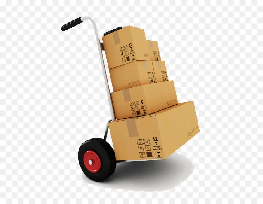 Carretilla De Mano Con Cajas，Cajas PNG