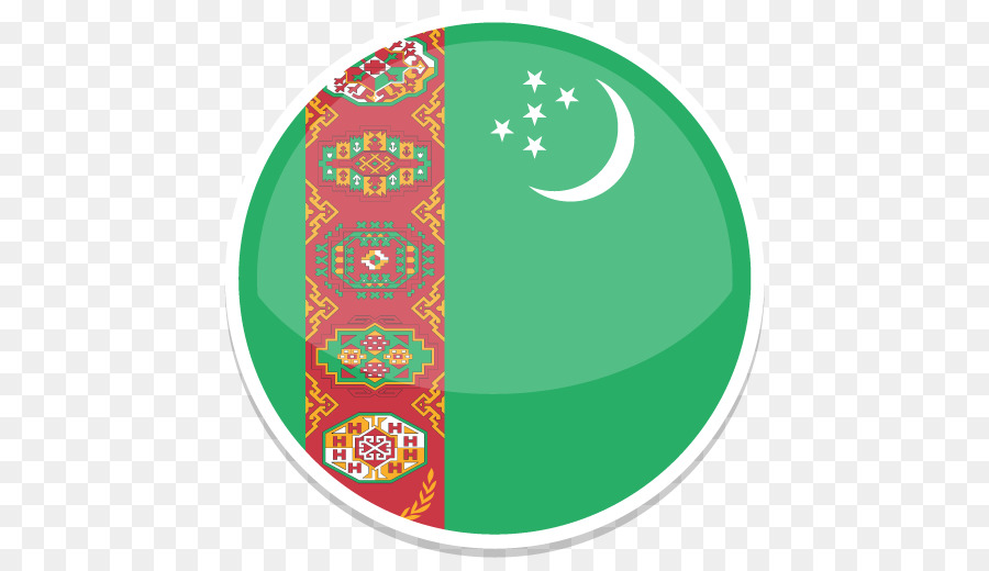 Bandera De Turkmenistán，Bandera PNG