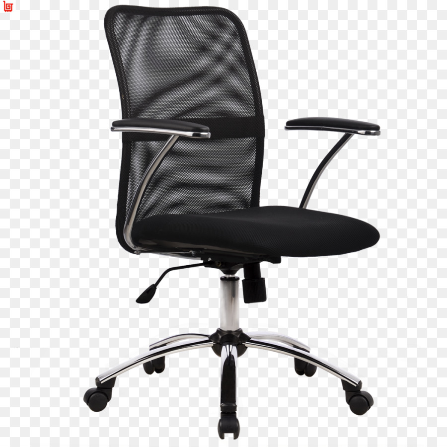 Silla De Oficina，Negro PNG