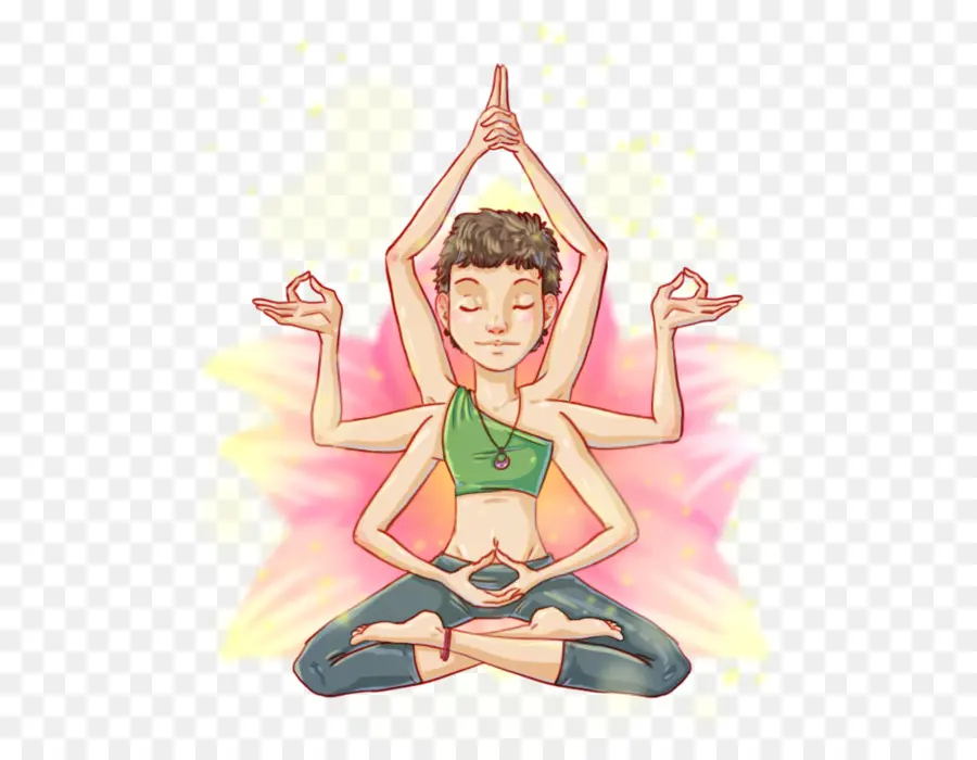 Persona Meditando，Yoga PNG