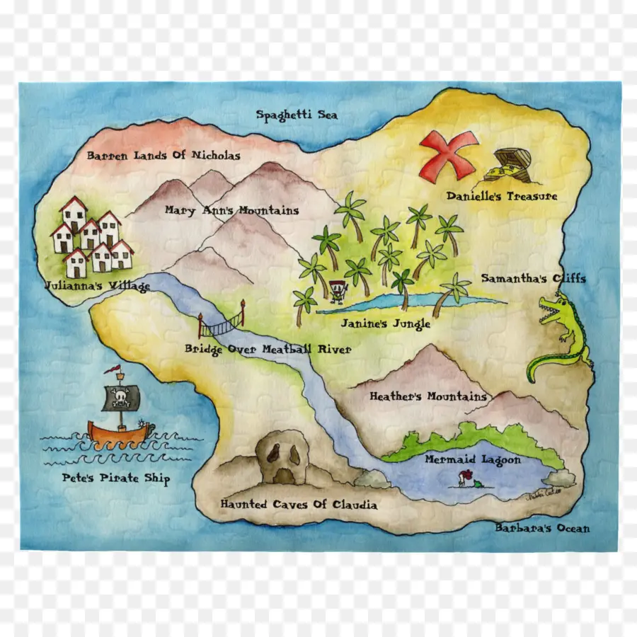 Mapa Del Tesoro，Mapa PNG