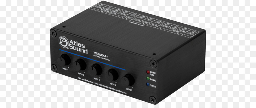 Convertidores De Potencia，Atlas Sound Tsdda Amplificador De Distribución De PNG