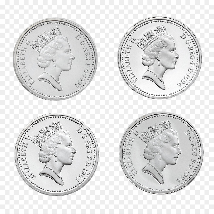 Moneda，Plata PNG