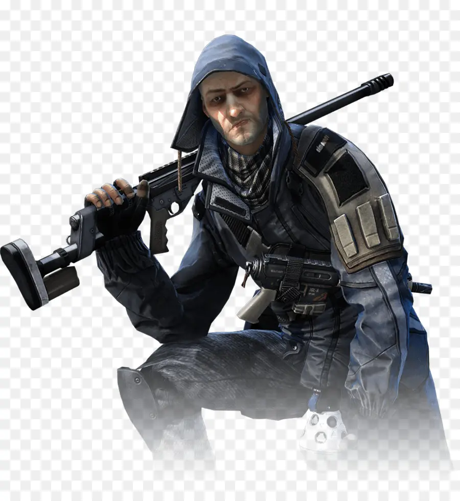 Personaje Encapuchado Con Rifle，Capucha PNG