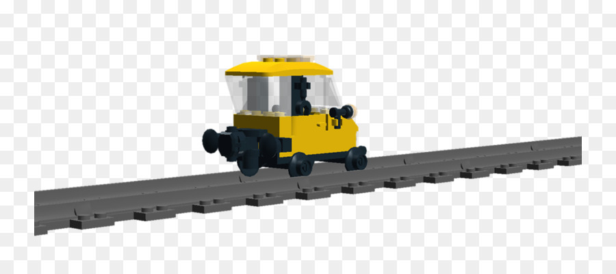 Vehículo Ferroviario Lego，Amarillo PNG