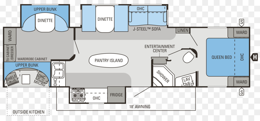 Plan De Piso，Caravana PNG