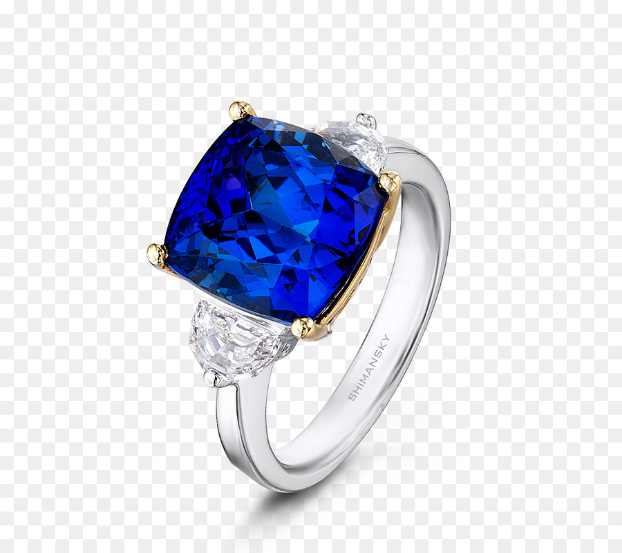 Anillo De Zafiro，Piedra Preciosa PNG