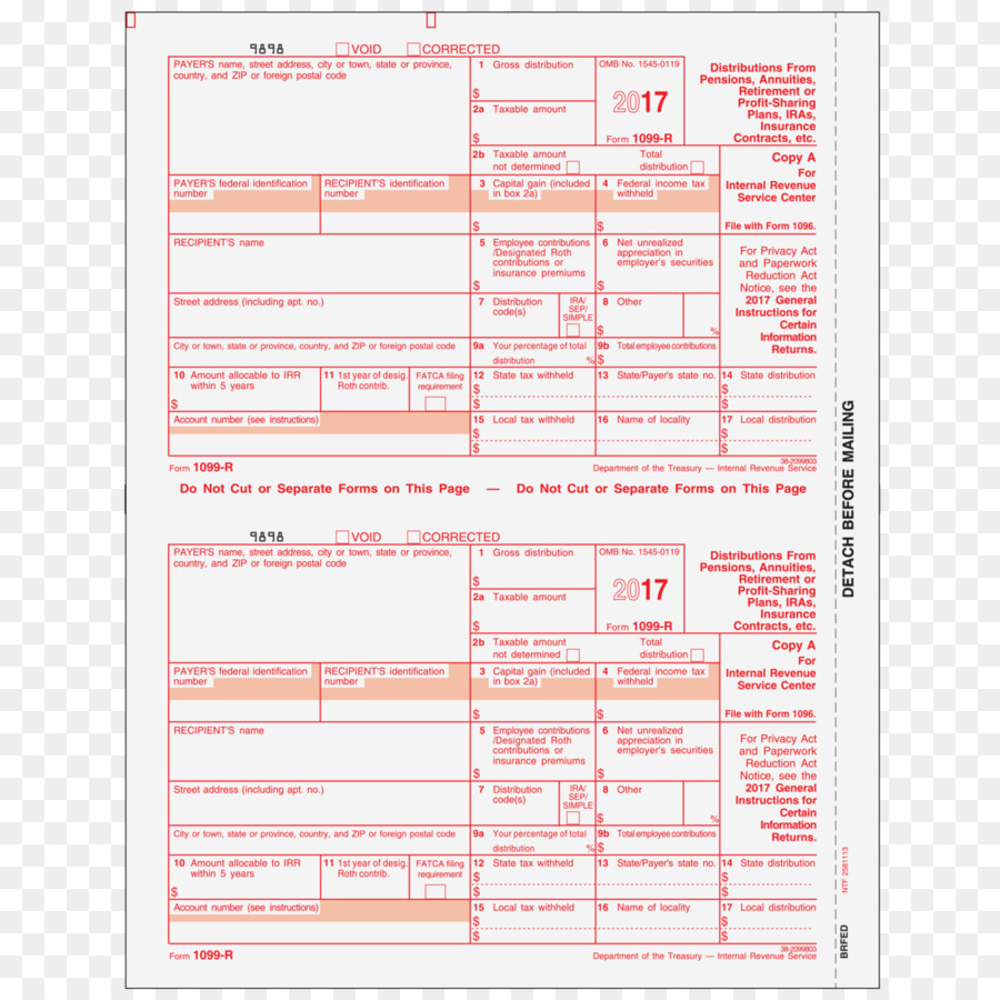 Papel，El Formulario 1099 PNG