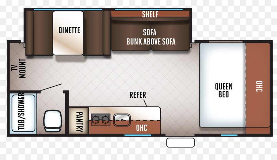 Plano De Planta Para Vehículos Recreativos，Disposición PNG