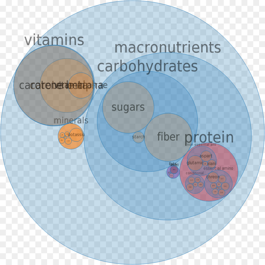 Zanahoria，Nutrición PNG