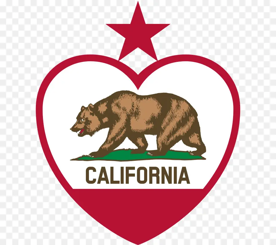 Corazón De California，Oso PNG