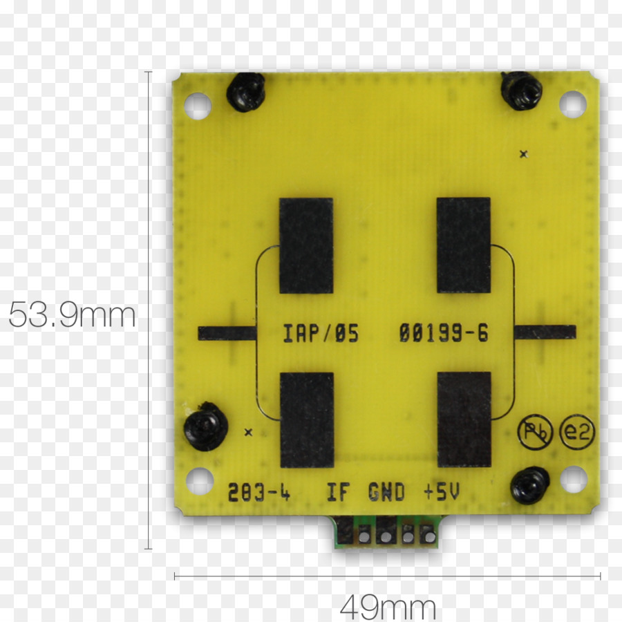 Componente Electrónico，Amarillo PNG