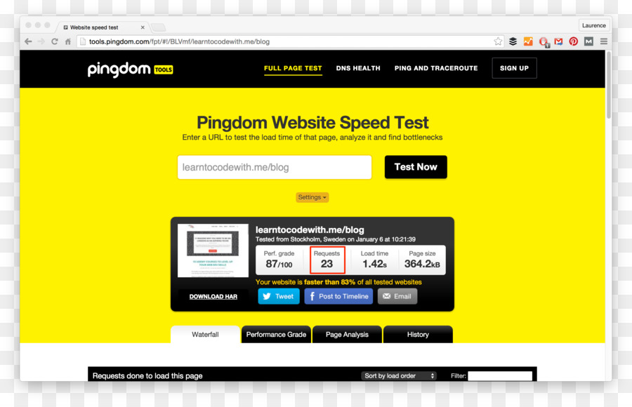 Speedtestnet，Página Web PNG