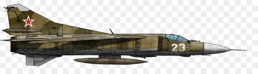 Aviones De Combate，Mig23 PNG