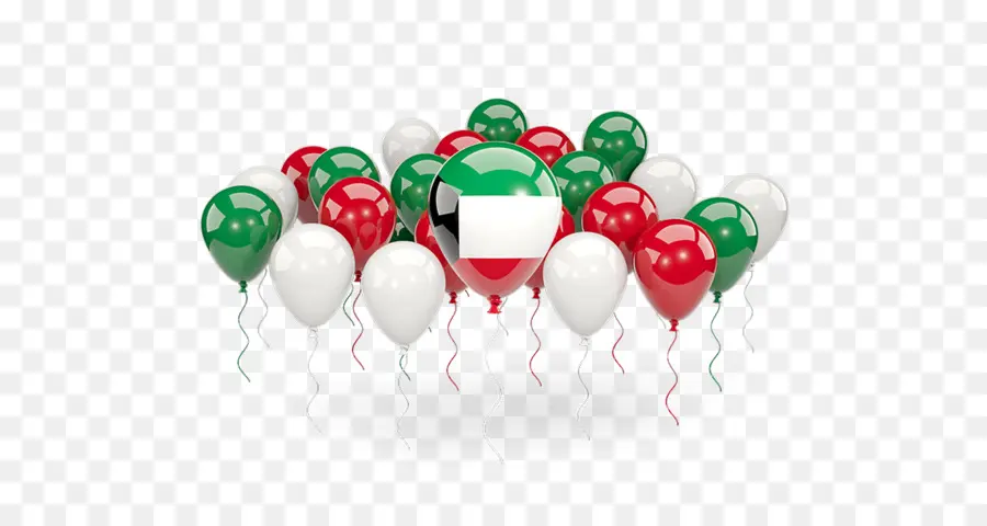 Globos De Kuwait，Dia Nacional PNG