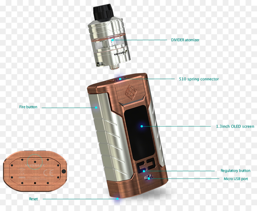 Cigarrillo Electrónico，Wismec Estados Unidos PNG