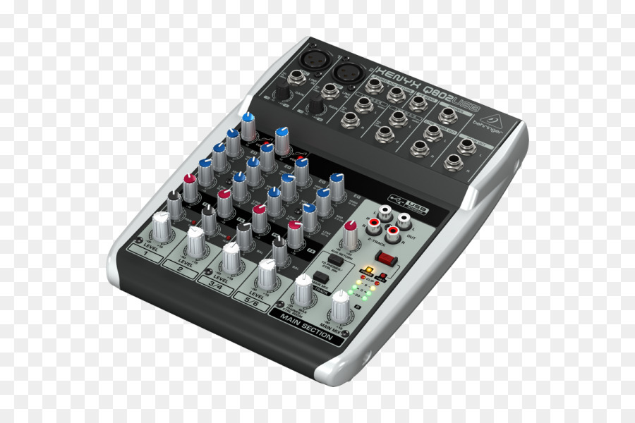 Micrófono，Behringer Xenyx Q802usb PNG