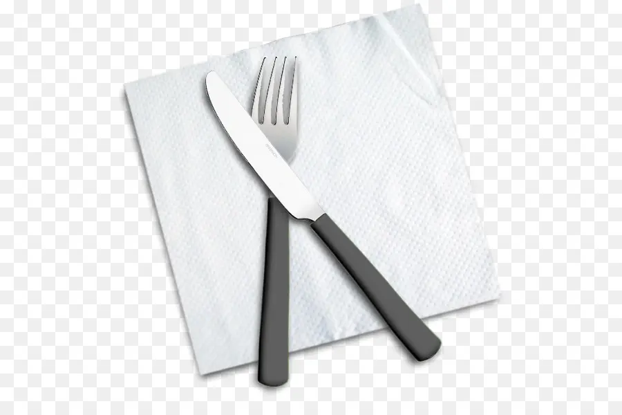 Cuchillo Y Tenedor，Servilleta PNG