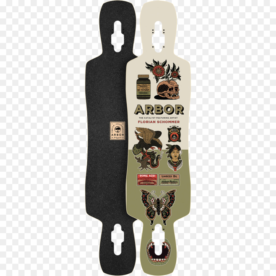 Longboard，Arbor Eje De Nogal Longboard Completo PNG