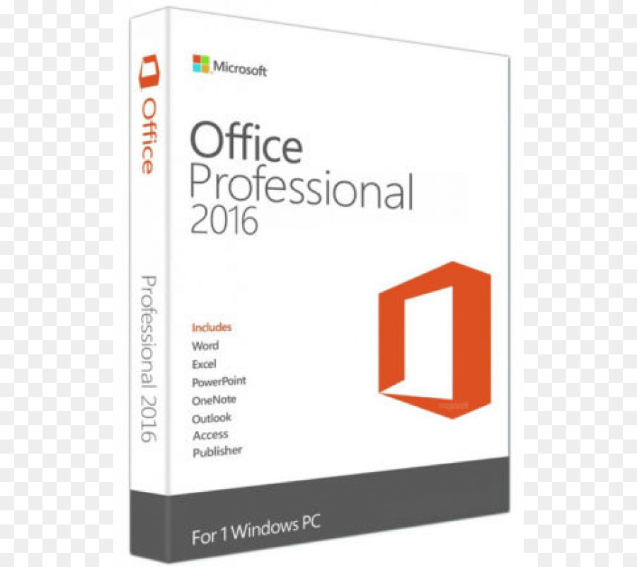 Caja De Microsoft Office，Profesional De Oficina 2016 PNG